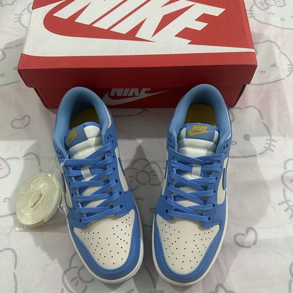 Nike Dunk Blue And White Low-Top Sneakers - Picture 6 of 6